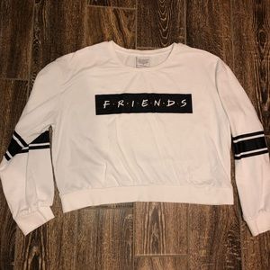 FRIENDS tv show crop long sleeved top